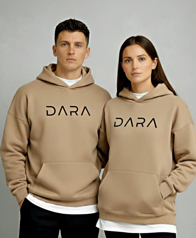 DARA Signature Hoodie – Beige