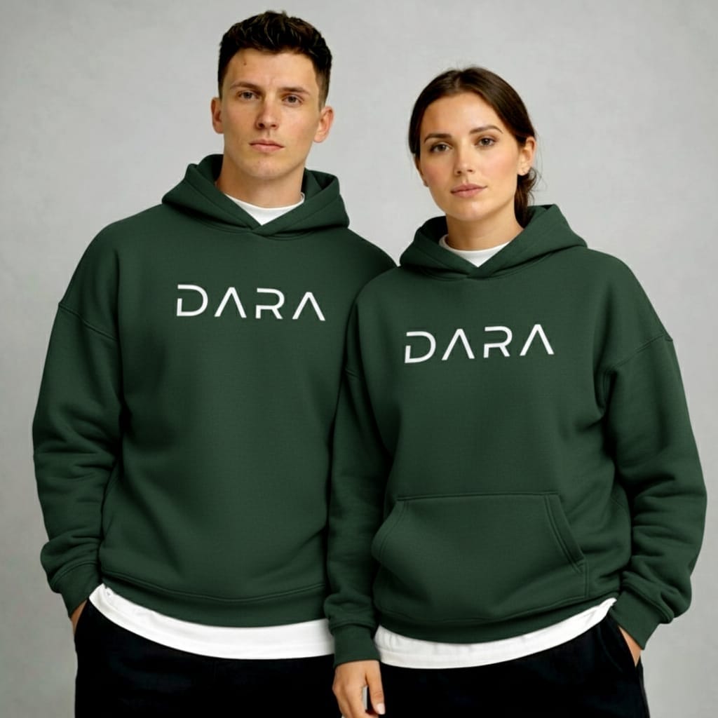 DARA Signature Hoodie – Forest Green